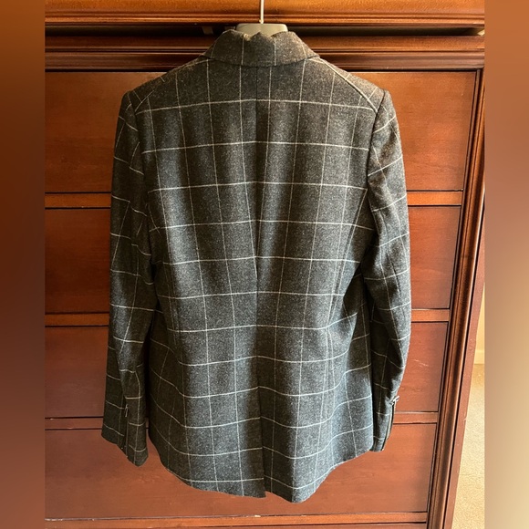 Veronica Beard Freebird Windowpane Stretch Blazer - Picture 4 of 5